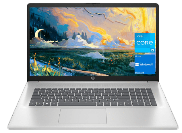 HP 17 Laptop, 17.3” HD+ Display, 11th Gen Intel Core i3-1125G4 Processor, 16GB RAM, 1TB SSD