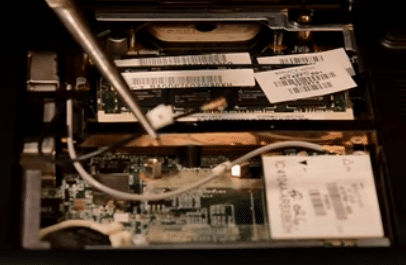 wires to remove first before you unplug the wifi card