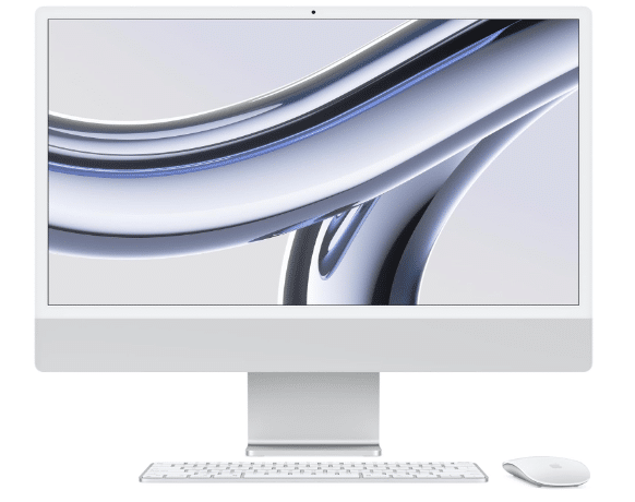 Apple 2023 iMac All-in-One Desktop Computer with M3 chip 8-core CPU, 10-core GPU, 24-inch Retina Display, 8GB Unified Memory, 256GB SSD Storage