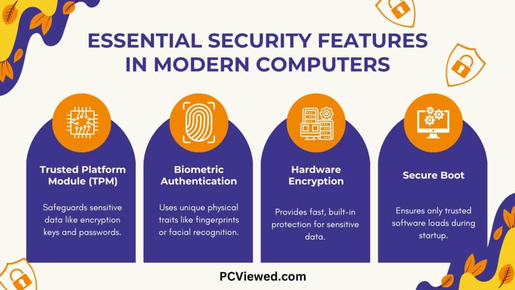 4 Essential Security Features in Modern Computers