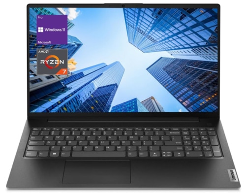 Lenovo V-Series V15 Business Laptop 15.6 FHD Display AMD Ryzen 7 7730U 40GB RAM 1TB SSD Numeric Keypad HDMI RJ45 Webcam Wi-Fi Windows 11 Pro