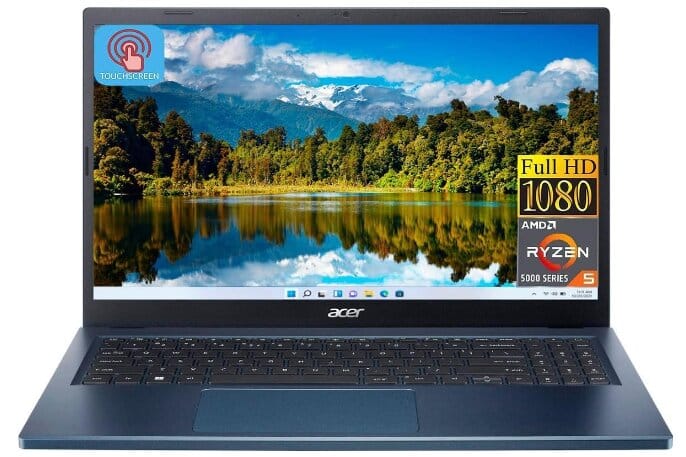 acer 2023 Newest Aspire 3 Laptop, 15.6” FHD IPS Touchscreen Display, AMD Ryzen 5 7520U Processor