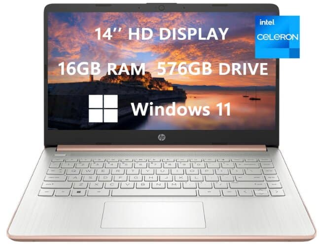 2023 Newest HP 14 Laptops for College Student & Business