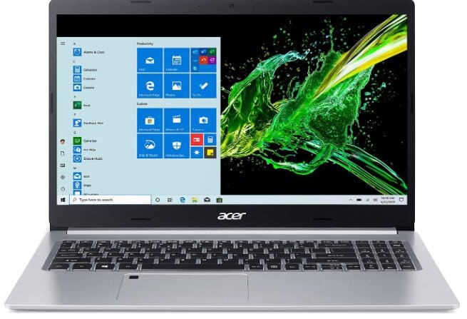 Acer Aspire 5 A515-55-56VK, 15.6 Full HD IPS Display, 10th Gen Intel Core i5-1035G1, 8GB DDR4, 256GB NVMe SSD, Intel Wireless WiFi 6