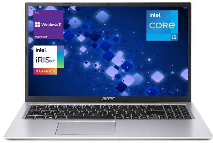 acer Aspire 3 Laptop, 15.6 FHD Screen, Intel Core i5-1135G7, 20GB DDR4 RAM, 1TB SSD, HDMI, RJ45, Wi-Fi 6, Webcam